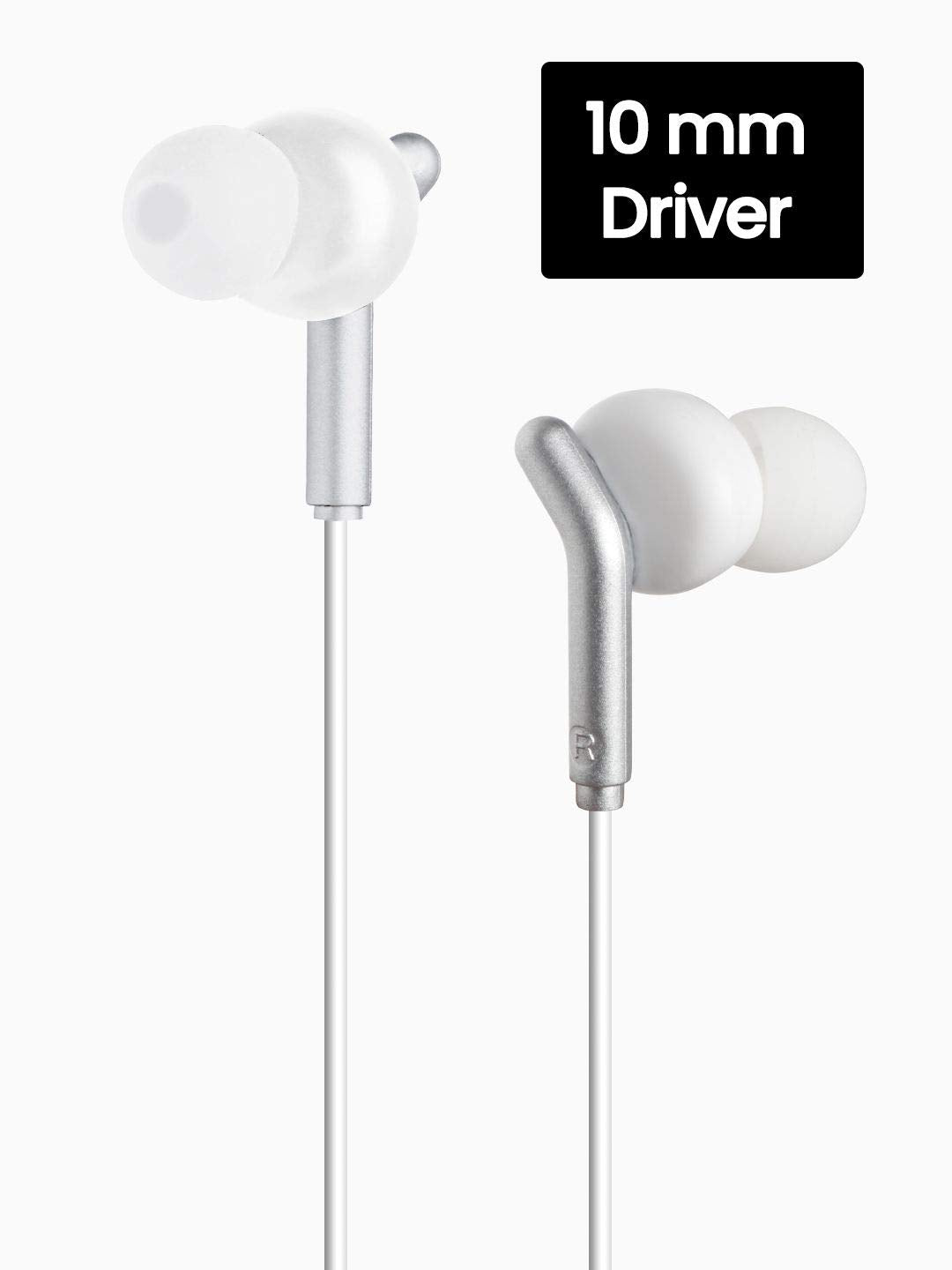 ZEBRONICS Bro 3.5Mm Wired in Ear Earphones, in-Line Mic, Deep Bass, 1.2M Strong and Long Lasting Cable, Light Weight, Compatible with Mobile | Tablet | Laptop (Blue)