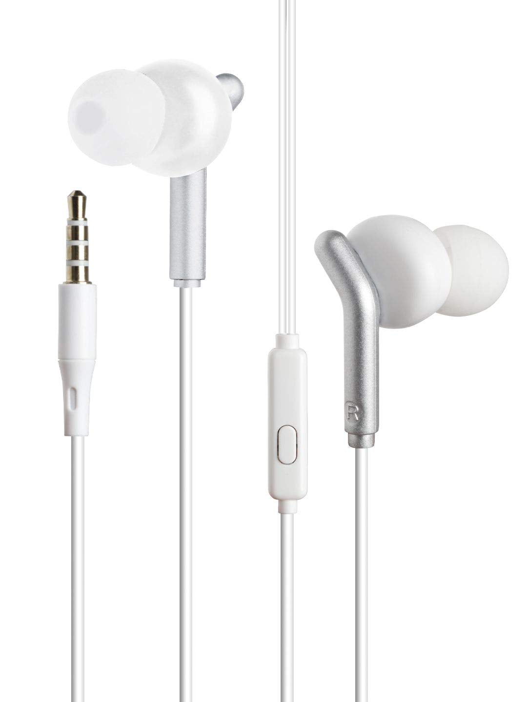 ZEBRONICS Bro 3.5Mm Wired in Ear Earphones, in-Line Mic, Deep Bass, 1.2M Strong and Long Lasting Cable, Light Weight, Compatible with Mobile | Tablet | Laptop (Blue)