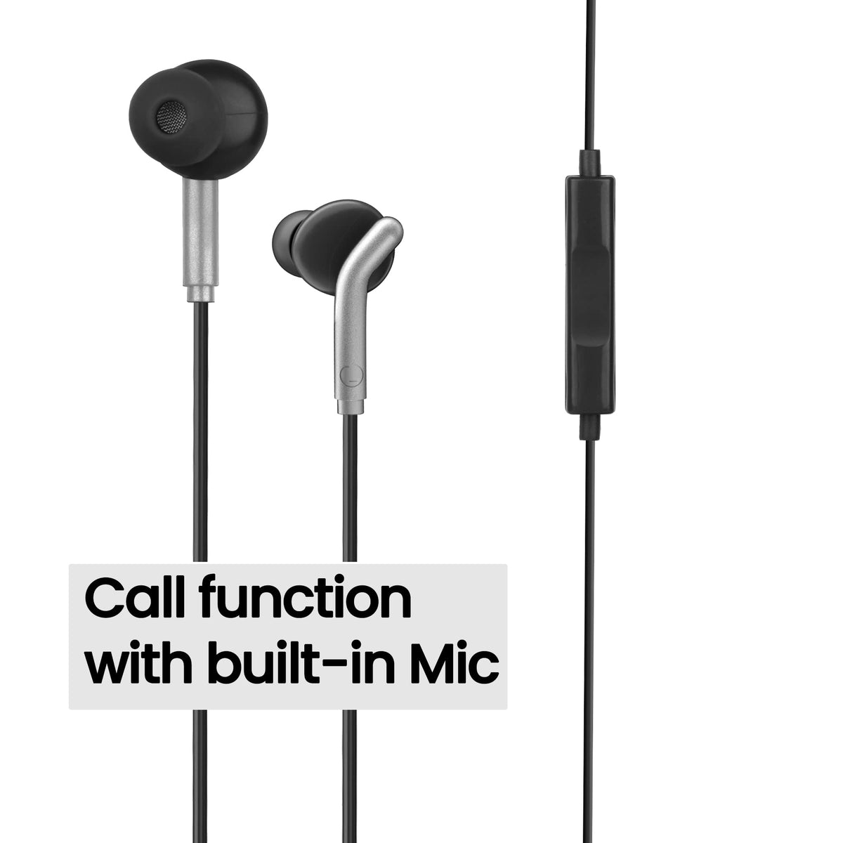 ZEBRONICS Bro 3.5Mm Wired in Ear Earphones, in-Line Mic, Deep Bass, 1.2M Strong and Long Lasting Cable, Light Weight, Compatible with Mobile | Tablet | Laptop (Blue)