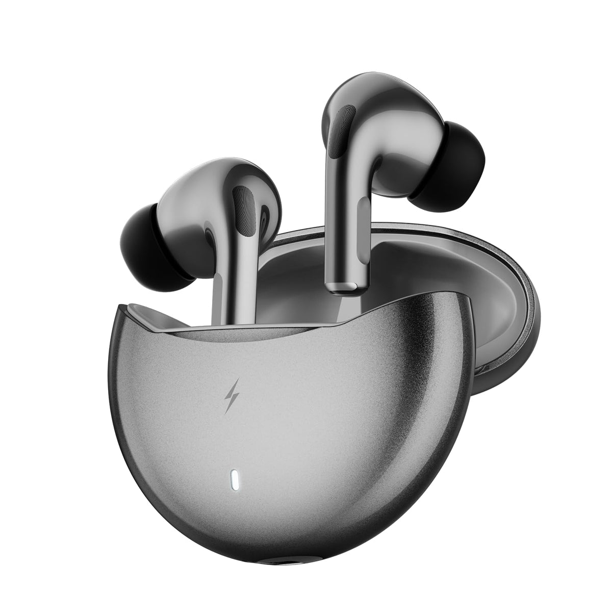 Fire-Boltt Aero TWS Earbuds Custom EQ, Wireless Bluetooth 5.4, Music & App Support, 50H Playtime, Fast Charging Case, 50ms Low Latency for Gaming, Touch Controls, IPX4 Waterproof, Clear Calls - Black