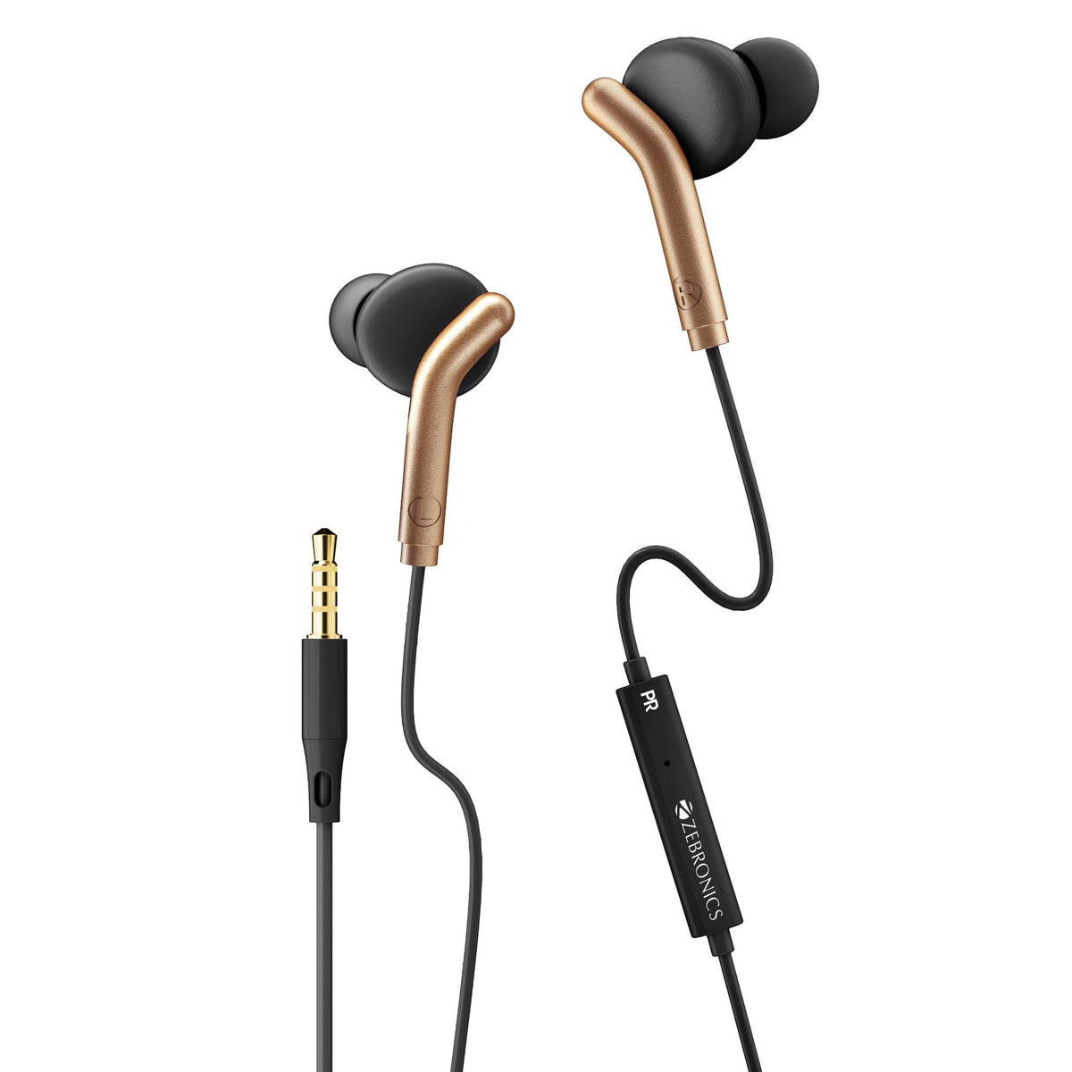 ZEBRONICS Bro 3.5Mm Wired in Ear Earphones, in-Line Mic, Deep Bass, 1.2M Strong and Long Lasting Cable, Light Weight, Compatible with Mobile | Tablet | Laptop (Blue)