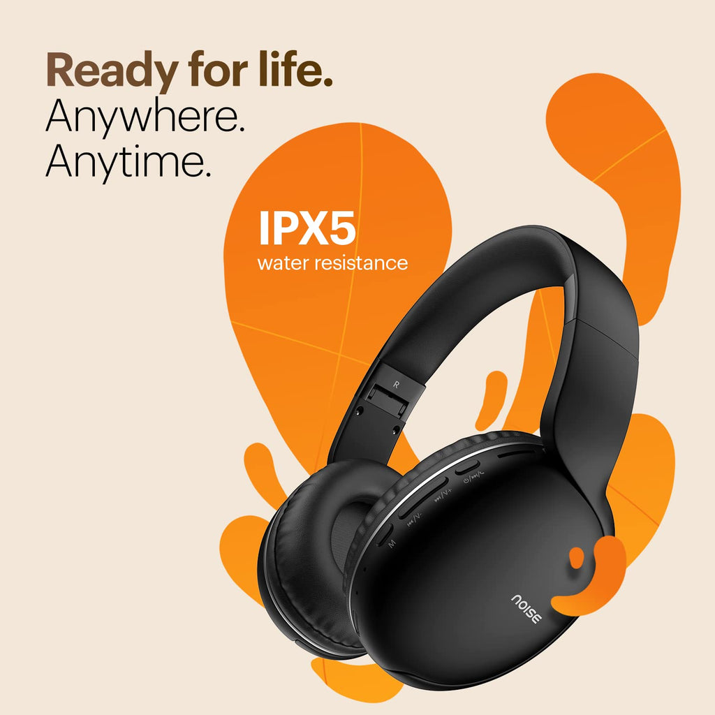 Noise Two Wireless On Ear Headphones with 50 Hours Playtime, Low Latency(up to 45ms), 4 Play Modes, Dual Pairing, BT v5.3 (Serene Blue)