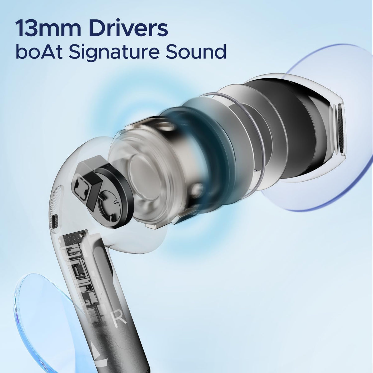boAt Airdopes Joy, 35Hrs Battery, Fast Charge, IWP Tech, Low Latency, 2Mic ENx, Type-C Port, v5.3 Bluetooth Earbuds, TWS Ear Buds Wireless Earphones with mic(Dark Cyan)
