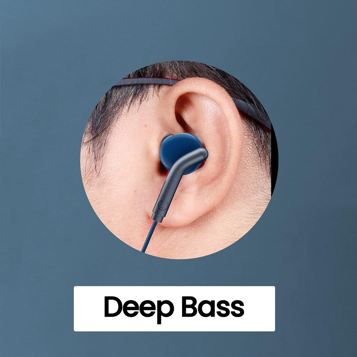 ZEBRONICS Bro 3.5Mm Wired in Ear Earphones, in-Line Mic, Deep Bass, 1.2M Strong and Long Lasting Cable, Light Weight, Compatible with Mobile | Tablet | Laptop (Blue)